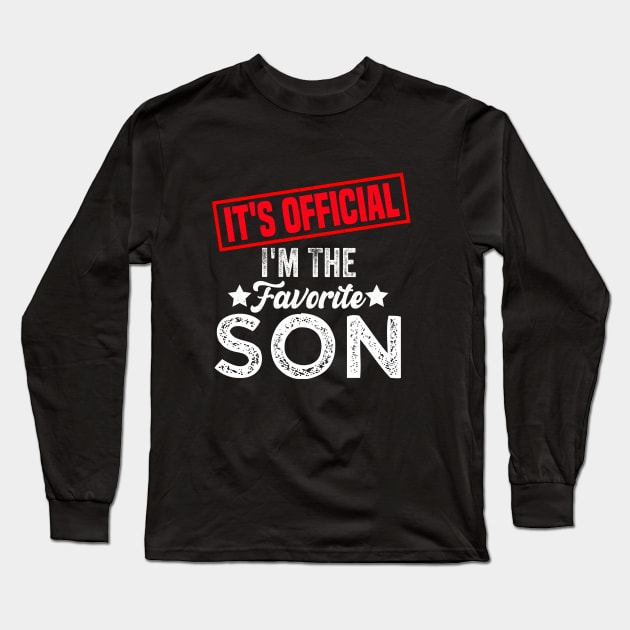 It's official i'm the favorite son, favorite son Long Sleeve T-Shirt by Bourdia Mohemad